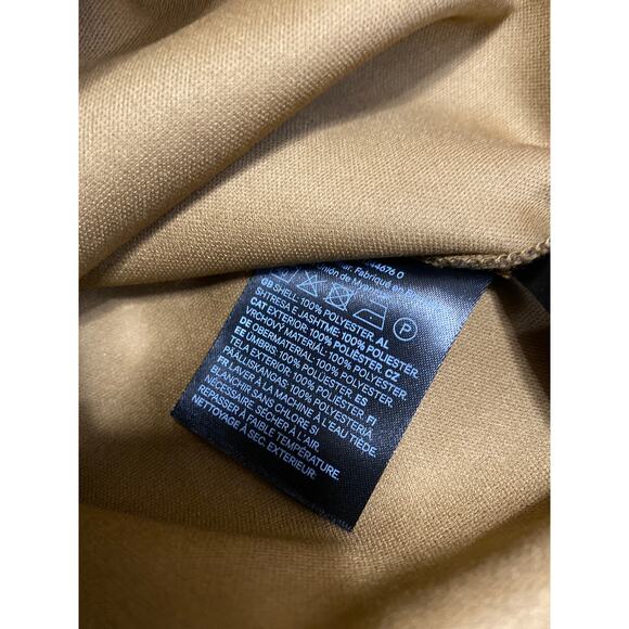 H&M Divided Womens Brown Faux Suede Long Sleeve Button Up Shaket Shirt Jacket M - Picture 4 of 4